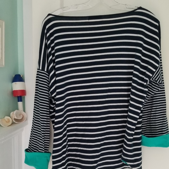 Women's Nautical Striped Top - Picture 4 of 4
